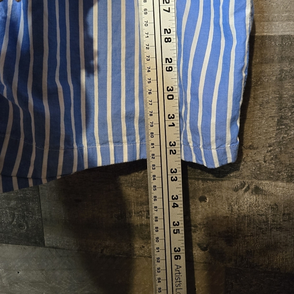 Old Navy Blue and White Striped T shirt dress - Picture 5 of 7